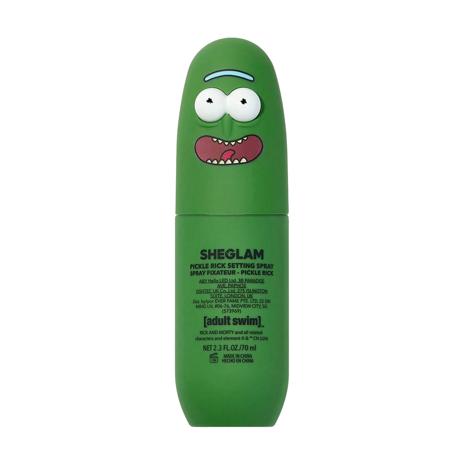 Фіксувальний спрей для макіяжу Sheglam Rick And Morty Pickle Rick Setting Spray, 70 мл