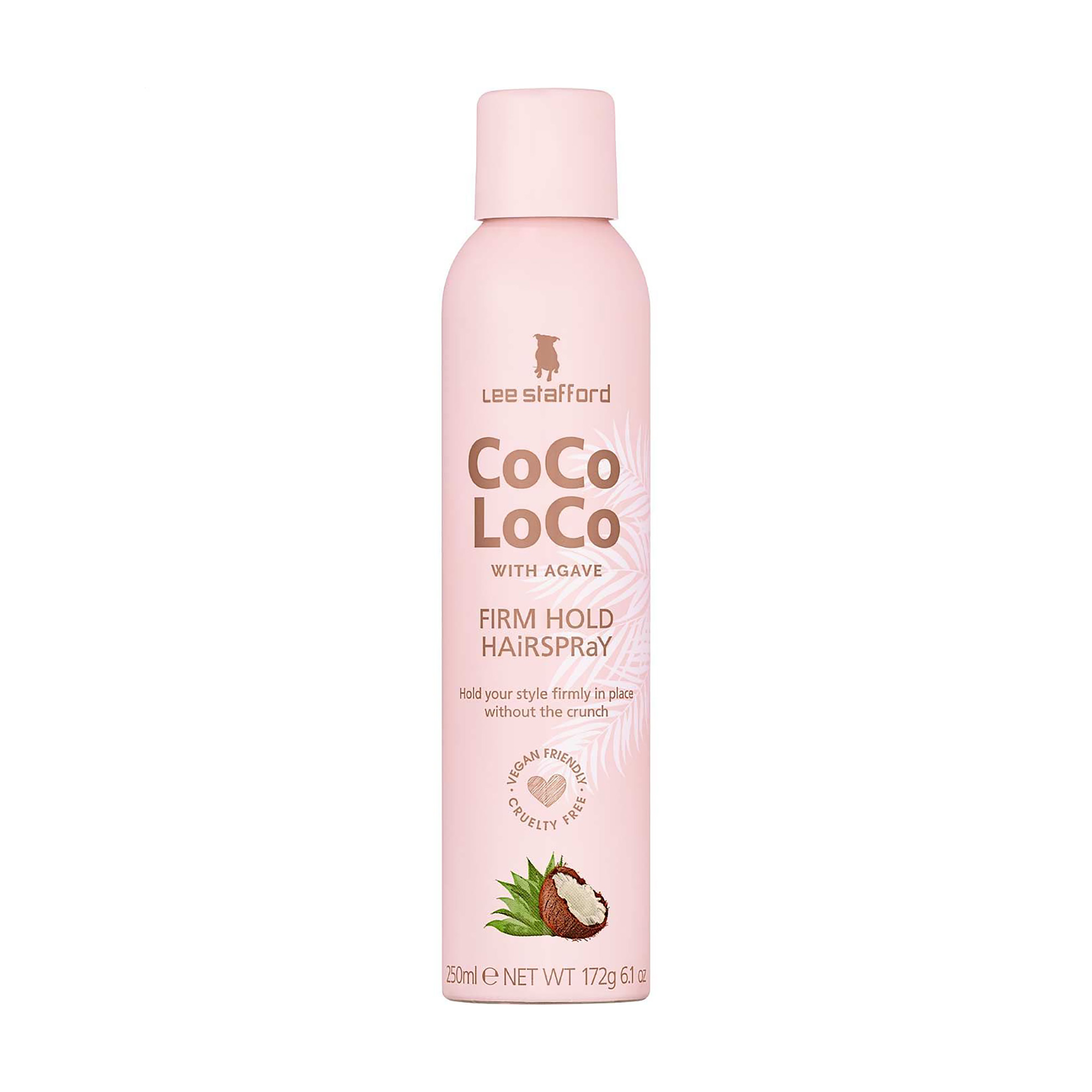 Фіксувальний спрей для волосся Lee Stafford Coco Loco With Agave Coconut Hairspray, 250 мл